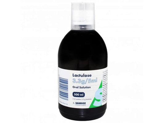 Lactulose 3.3g/5ml Oral Solution 500ml