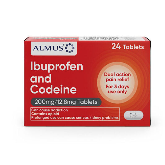 Almus Ibuprofen & Codeine 24 Tablets