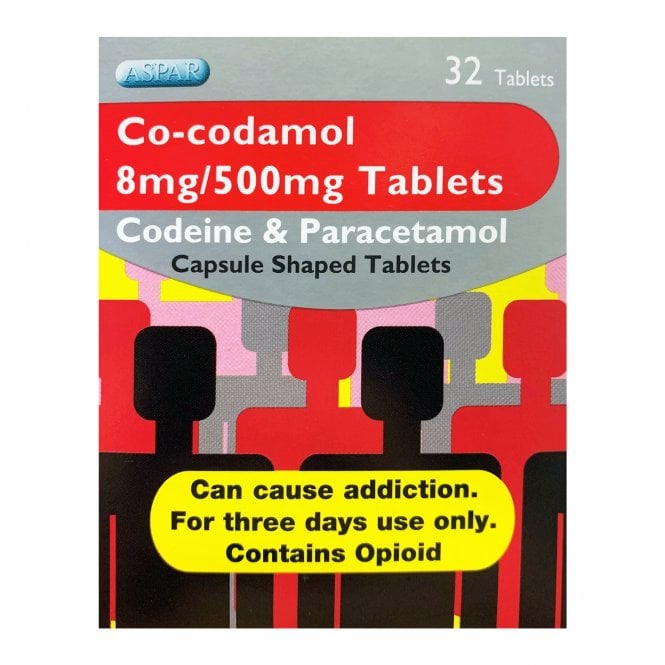 Co-codamol 8/500mg - 32 tablets