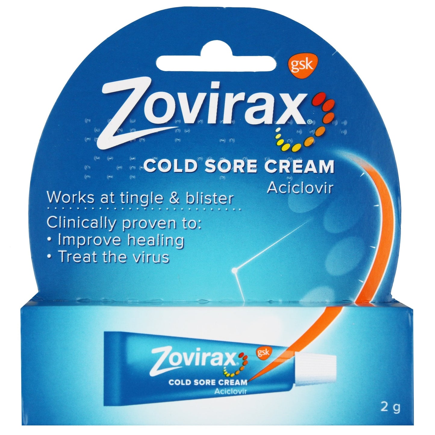 Zovirax Cold Sore Cream 2g