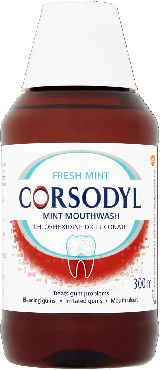 Corsodyl Alcohol Free Mouthwash (Mint) - 300ml