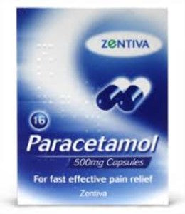 Paracetamol 500mg 16 CAPSULES