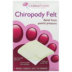 Carnation Chiropody Felt (small) – 1 Sheet