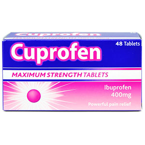 Cuprofen Maximum Strength 400mg 48 Tablets